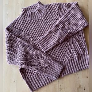 MOON & MADISON | COMFY CHIC DUSTY ROSE SWEATER SZ M NWOT
